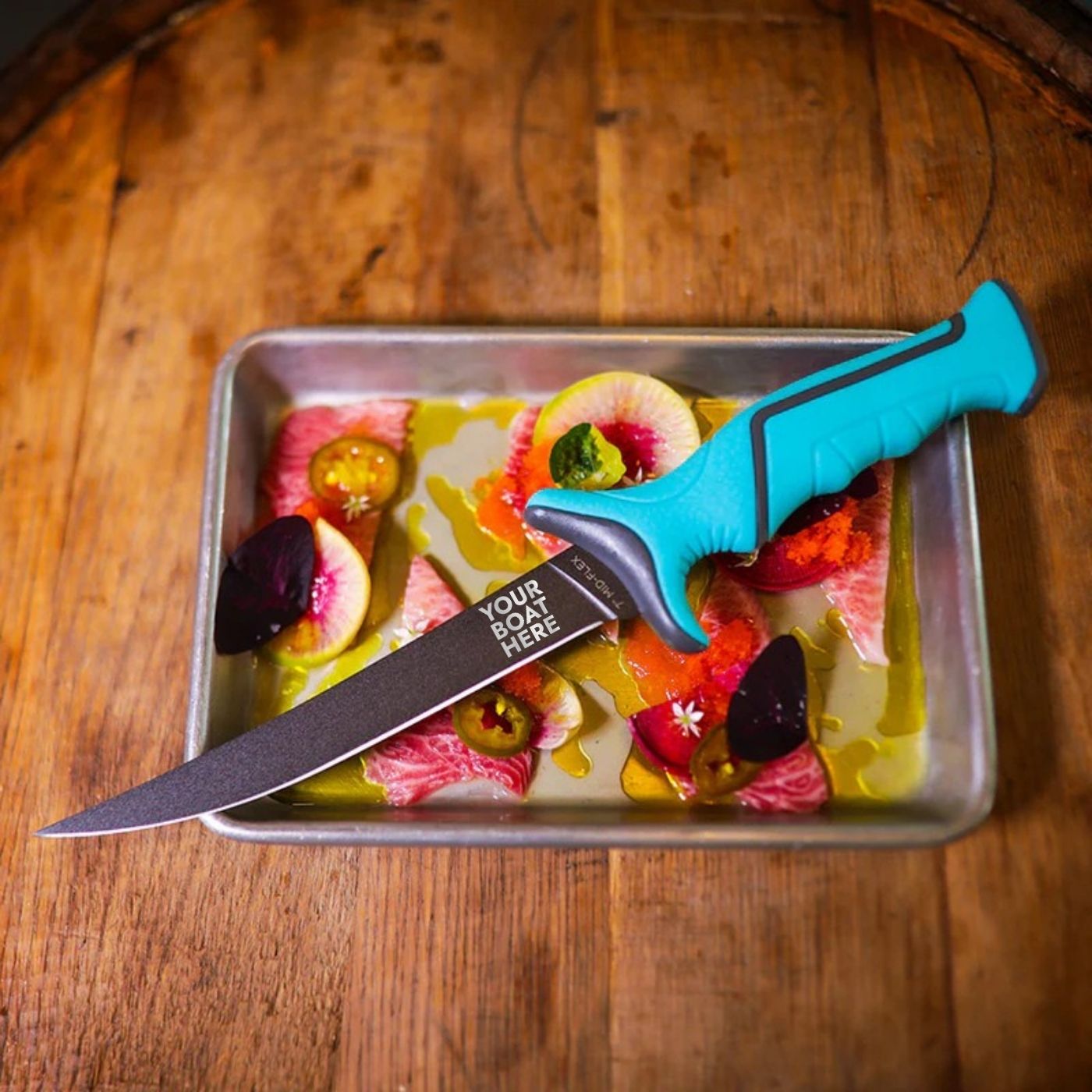 Custom Fixed Filet Knife by Toadfish