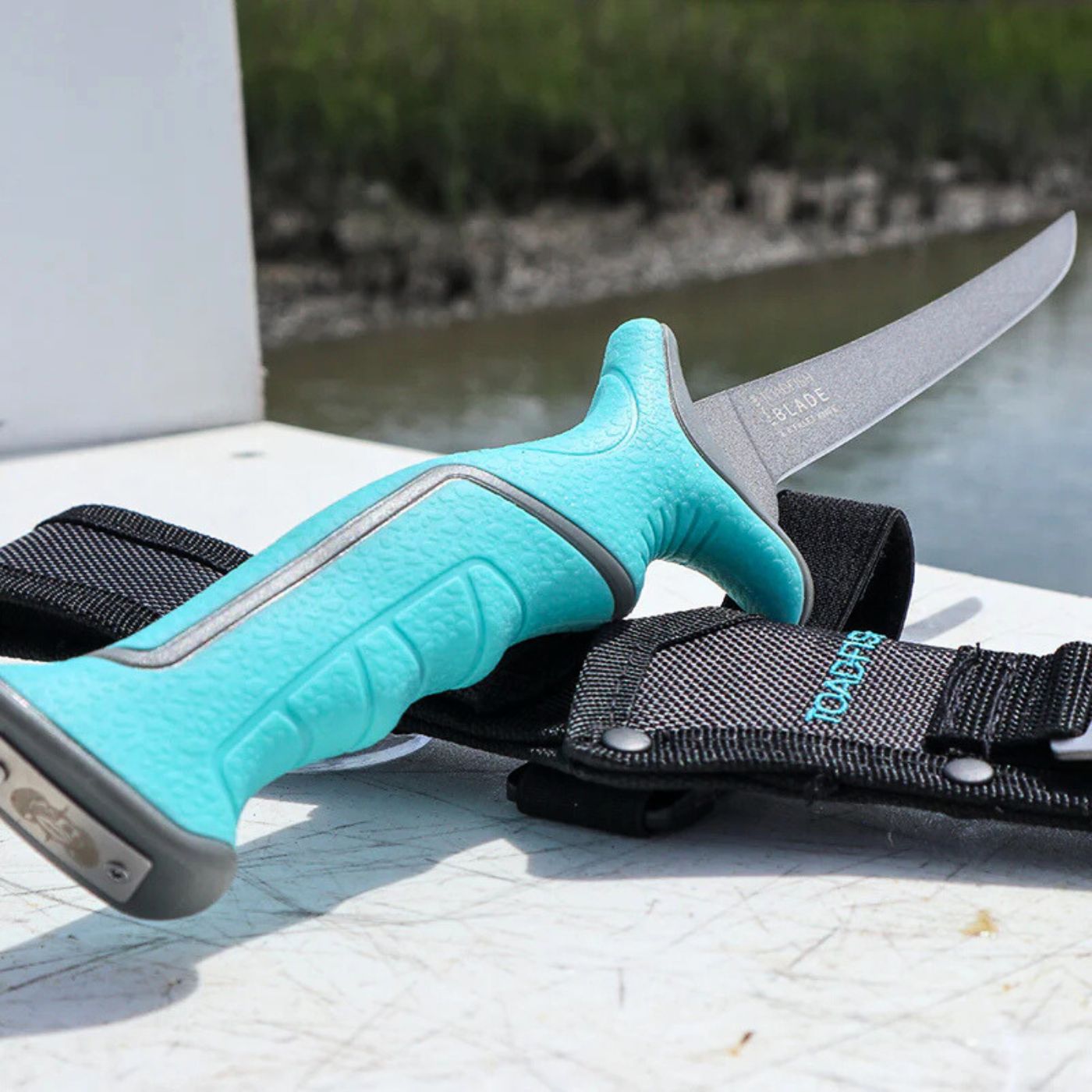 Custom Fixed Filet Knife by Toadfish
