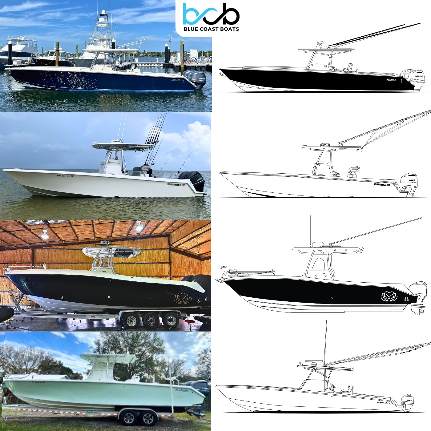 Custom Digital Boat Artwork