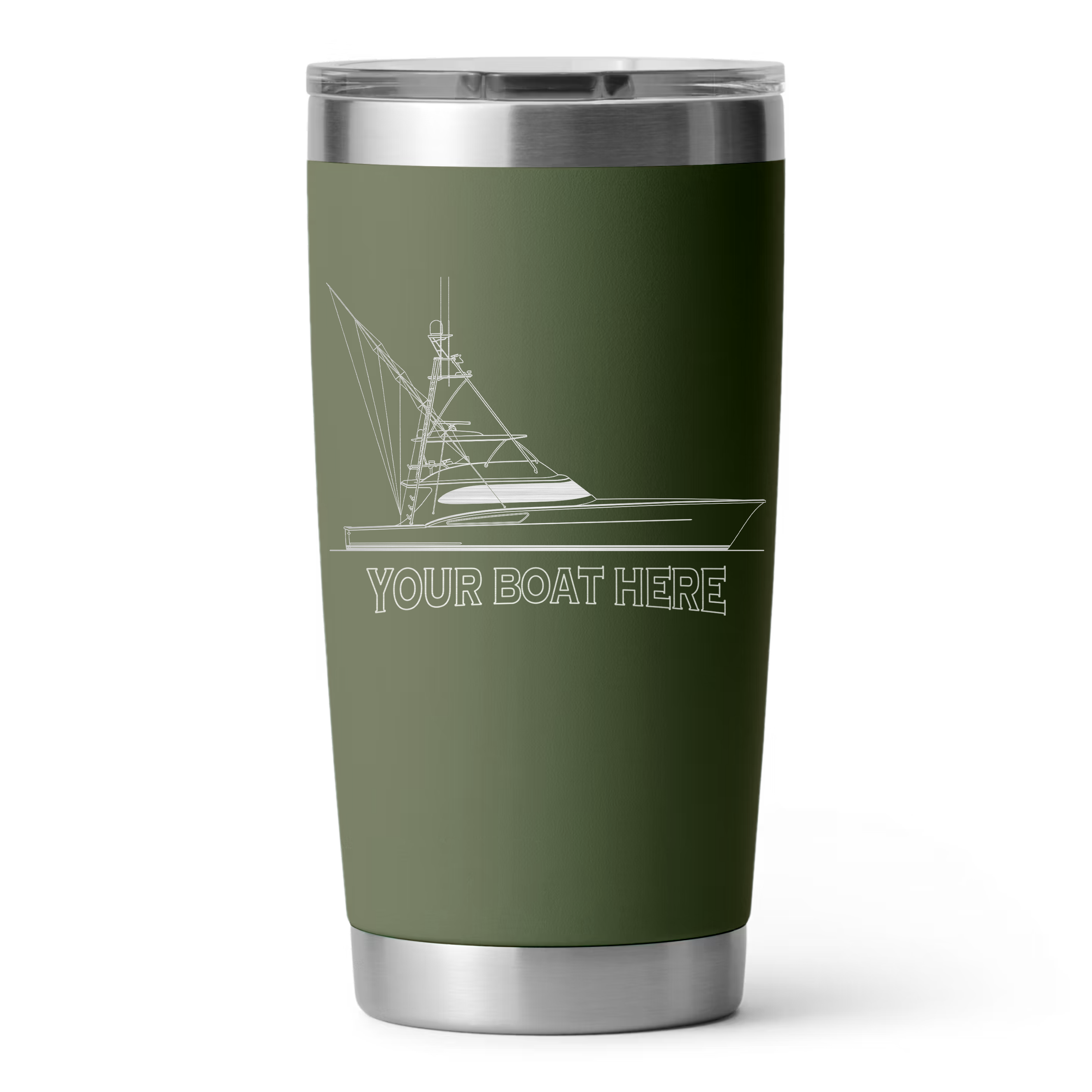 Custom Stainless Steel Boat Tumbler