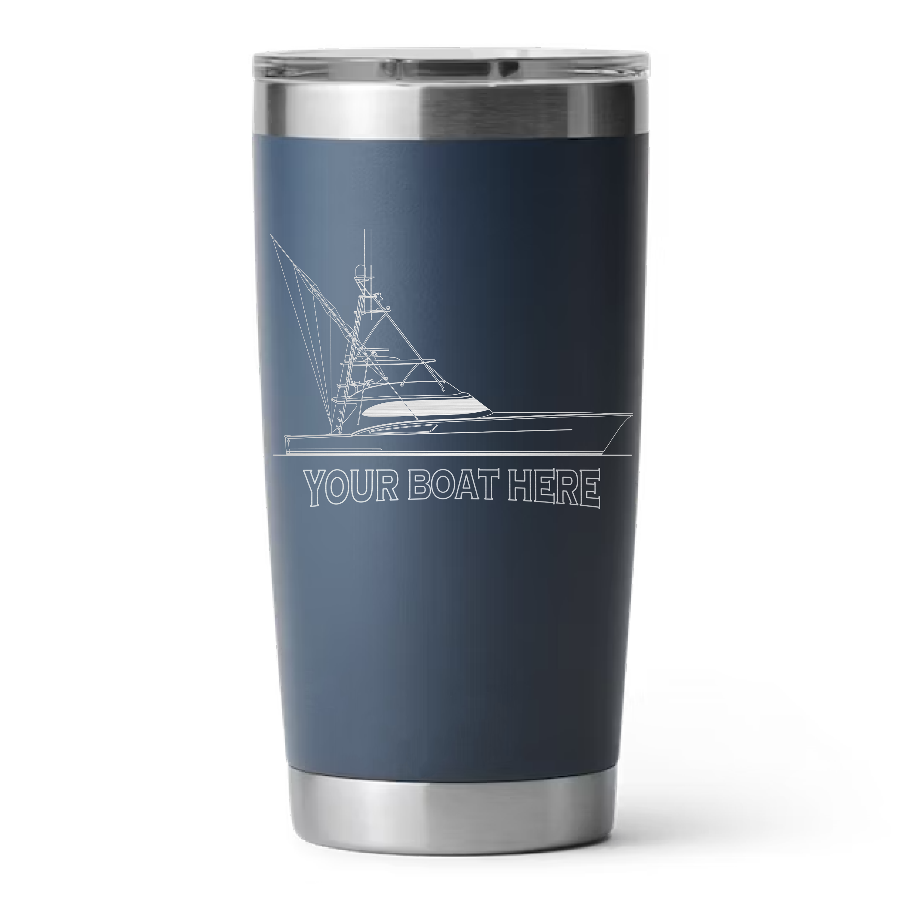 Custom Stainless Steel Boat Tumbler