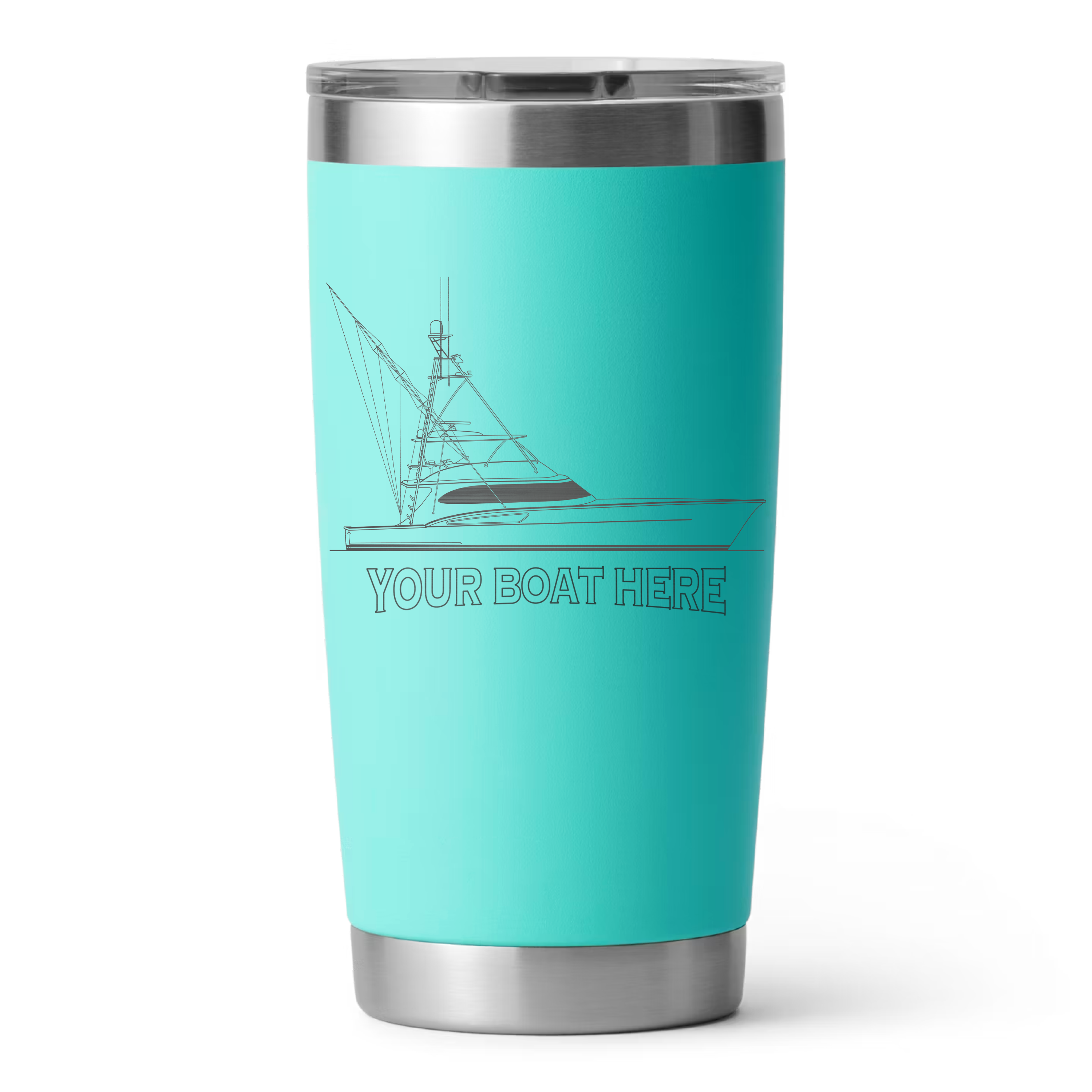 Custom Stainless Steel Boat Tumbler