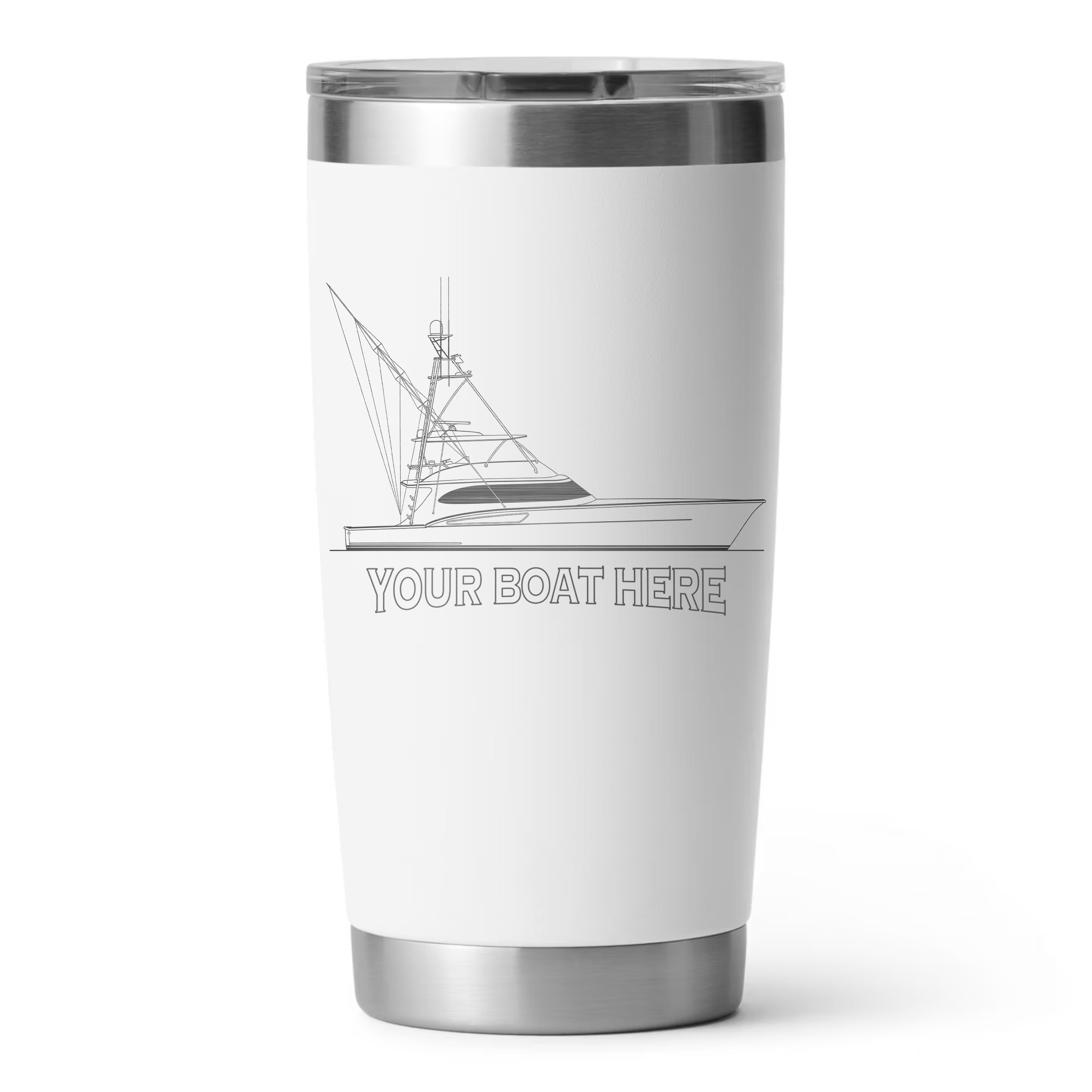 Custom Stainless Steel Boat Tumbler
