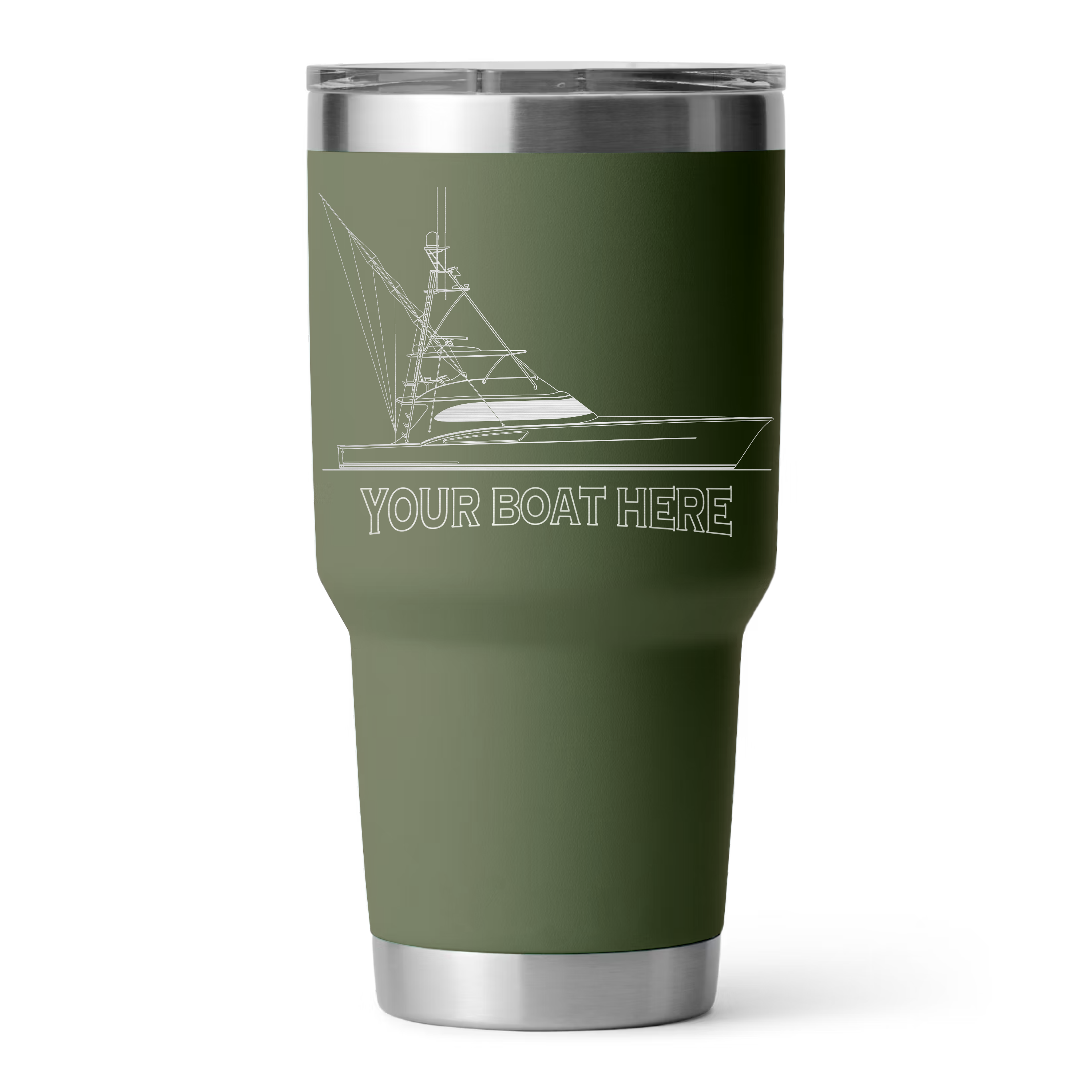 Custom Stainless Steel Boat Tumbler