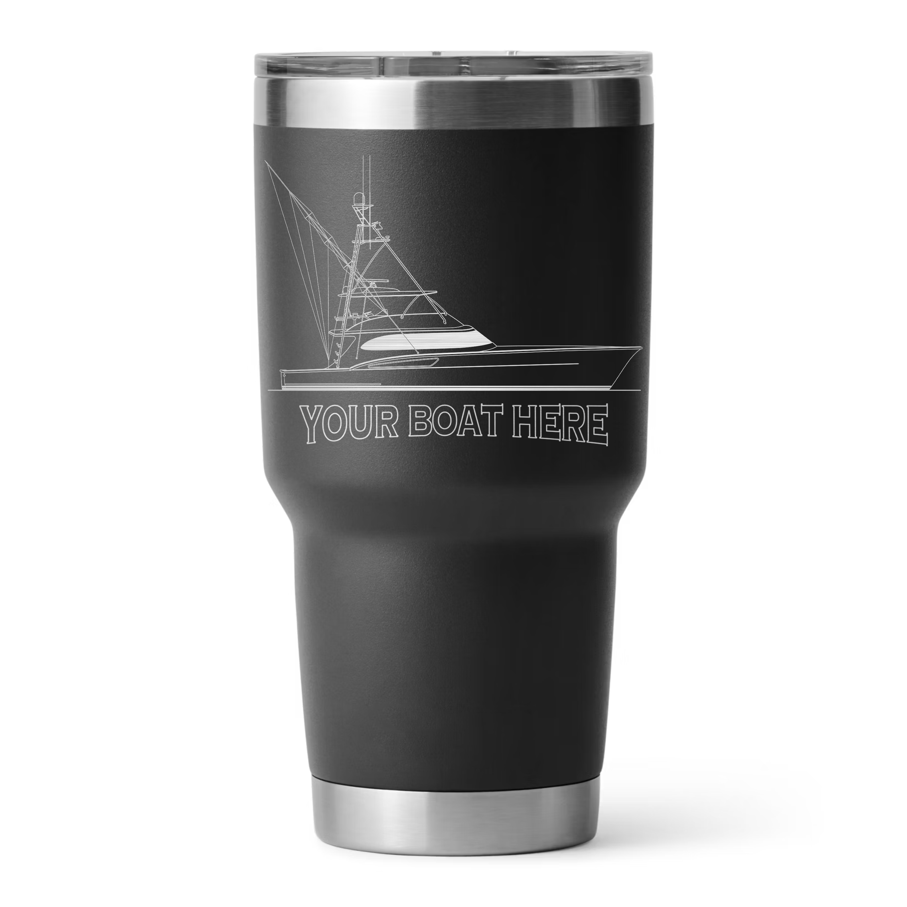 Custom Stainless Steel Boat Tumbler