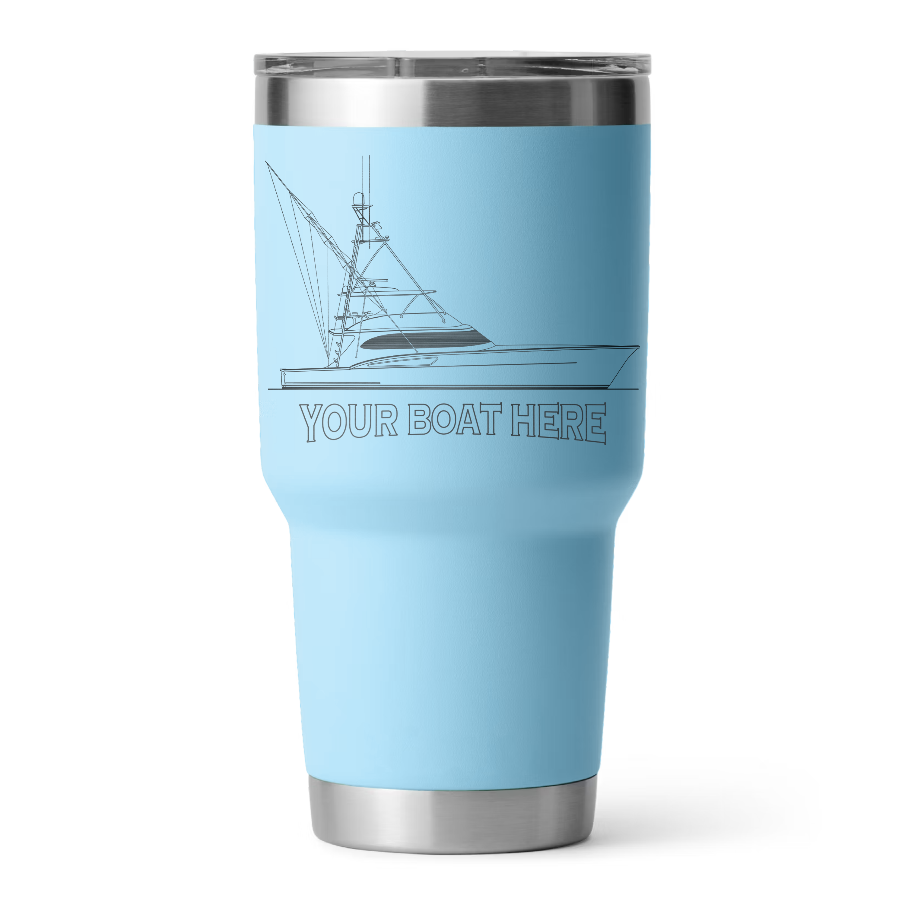 Custom Stainless Steel Boat Tumbler