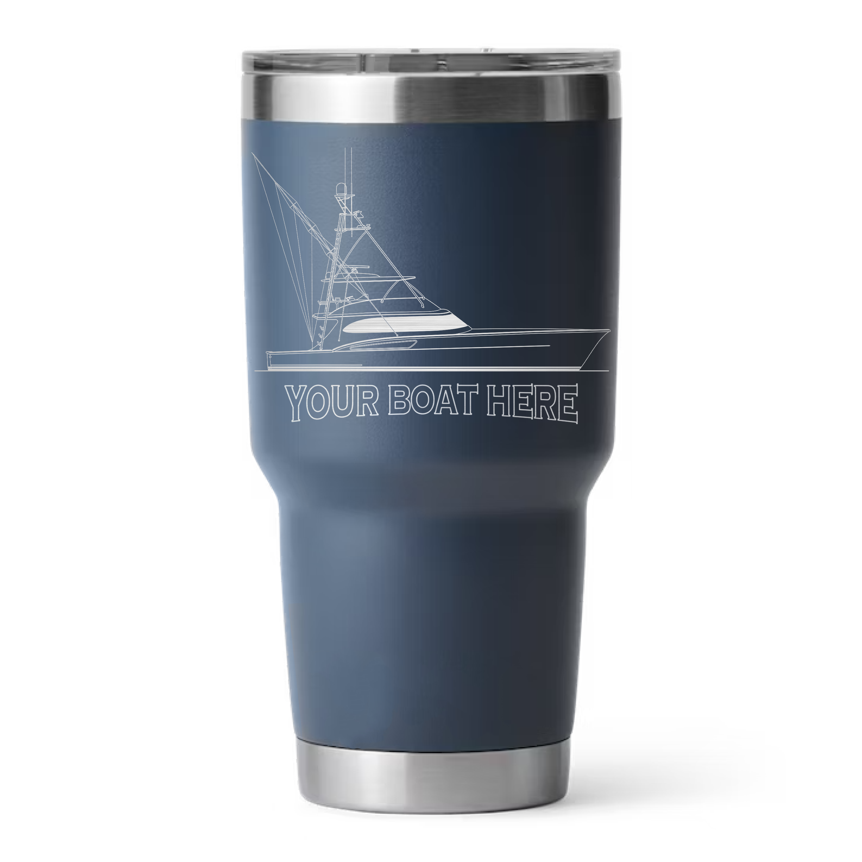 Custom Stainless Steel Boat Tumbler