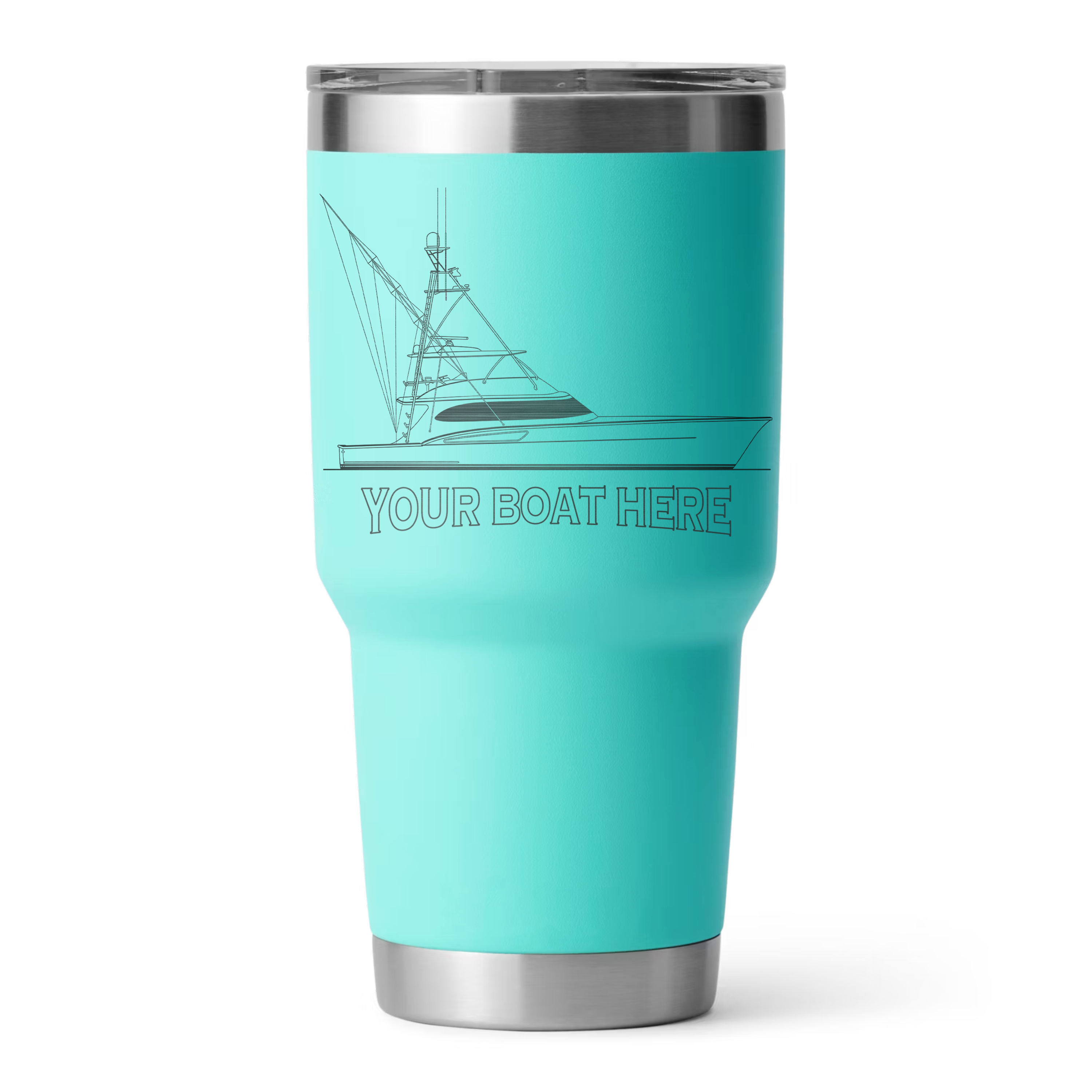 Custom Stainless Steel Boat Tumbler