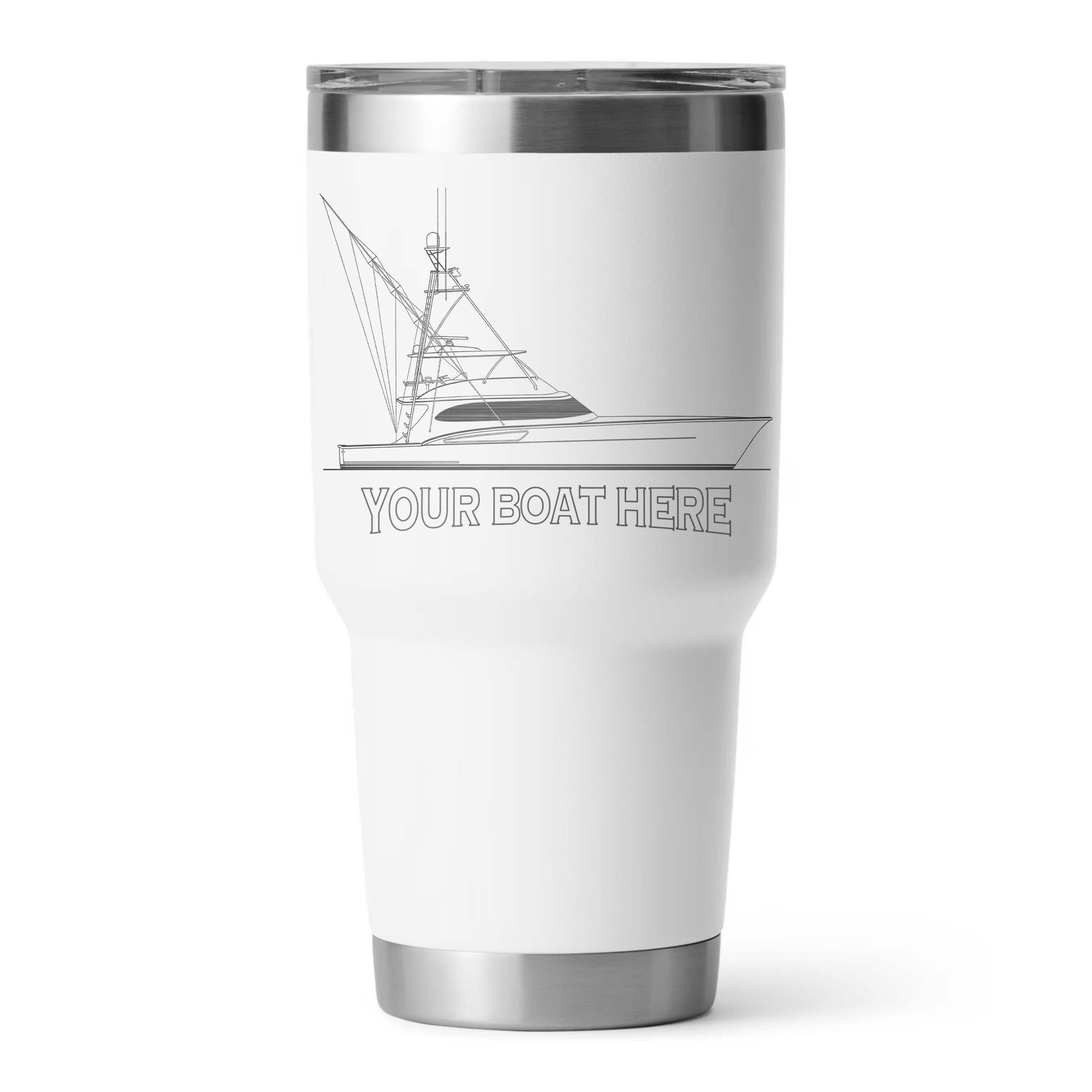 Custom Stainless Steel Boat Tumbler
