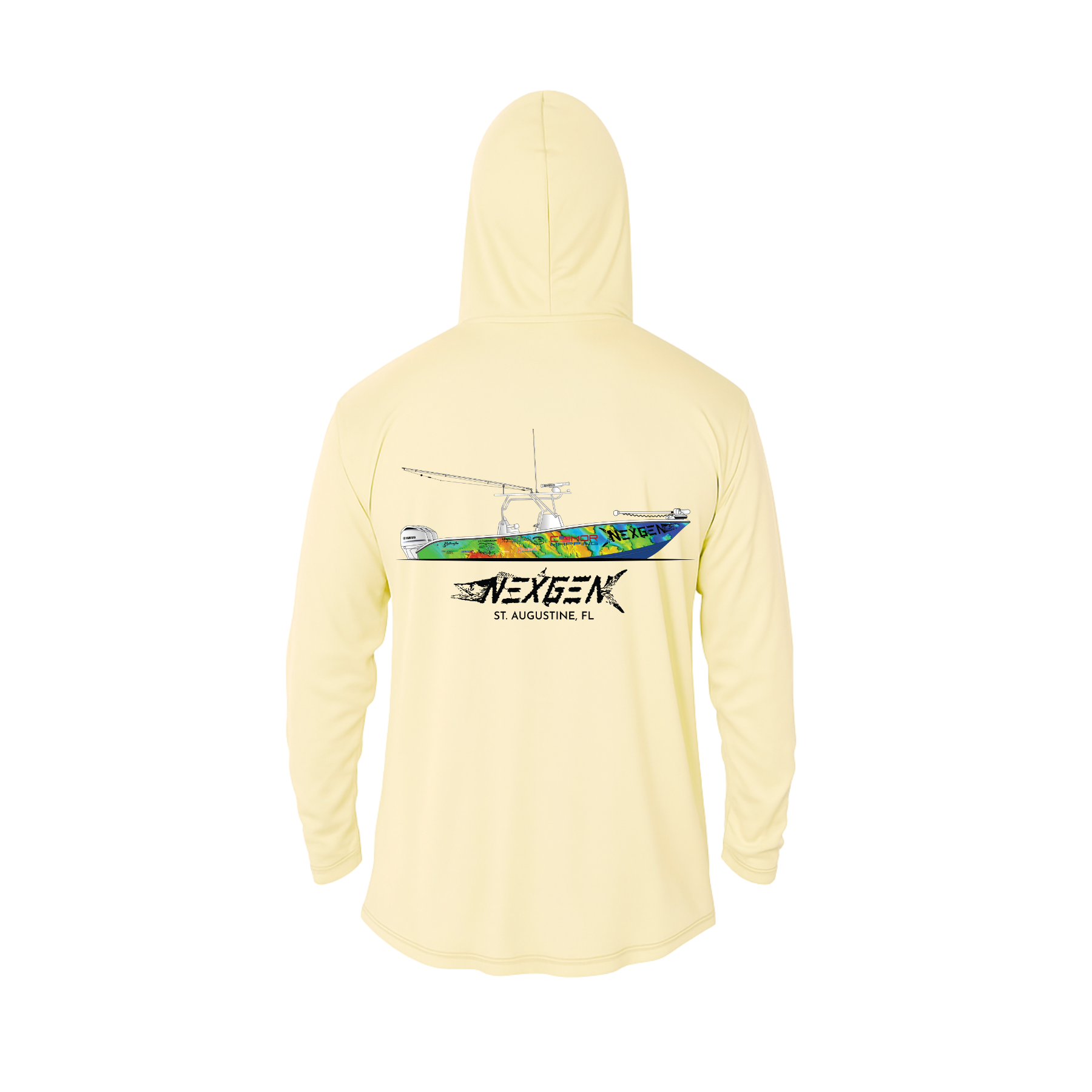 Hooded Long Sleeve Performance Custom Boat Shirts