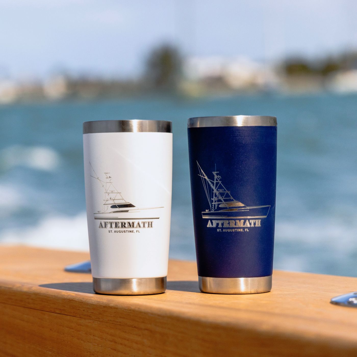 Custom Stainless Steel Boat Tumbler