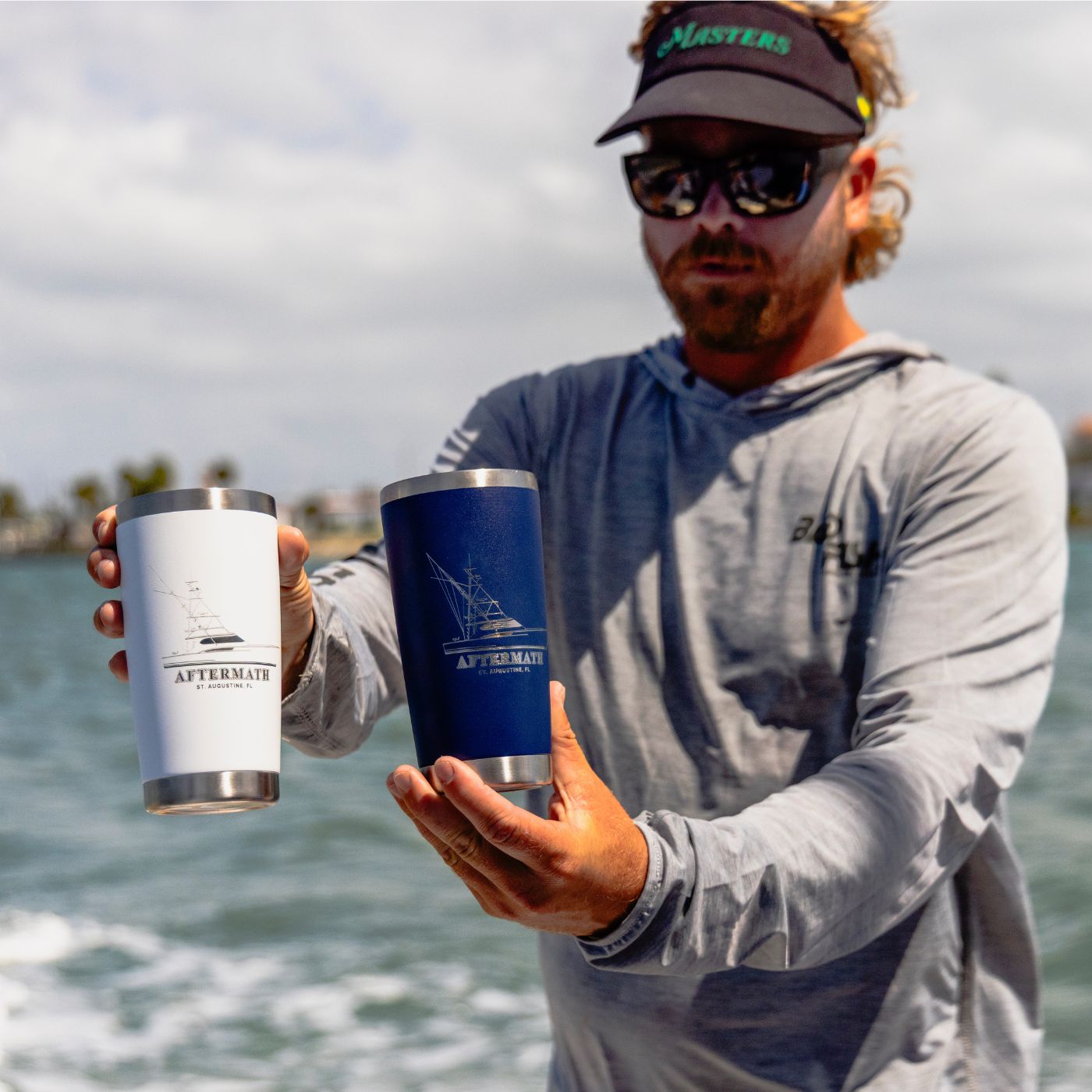Boat Artwork + Custom Engraved Tumbler