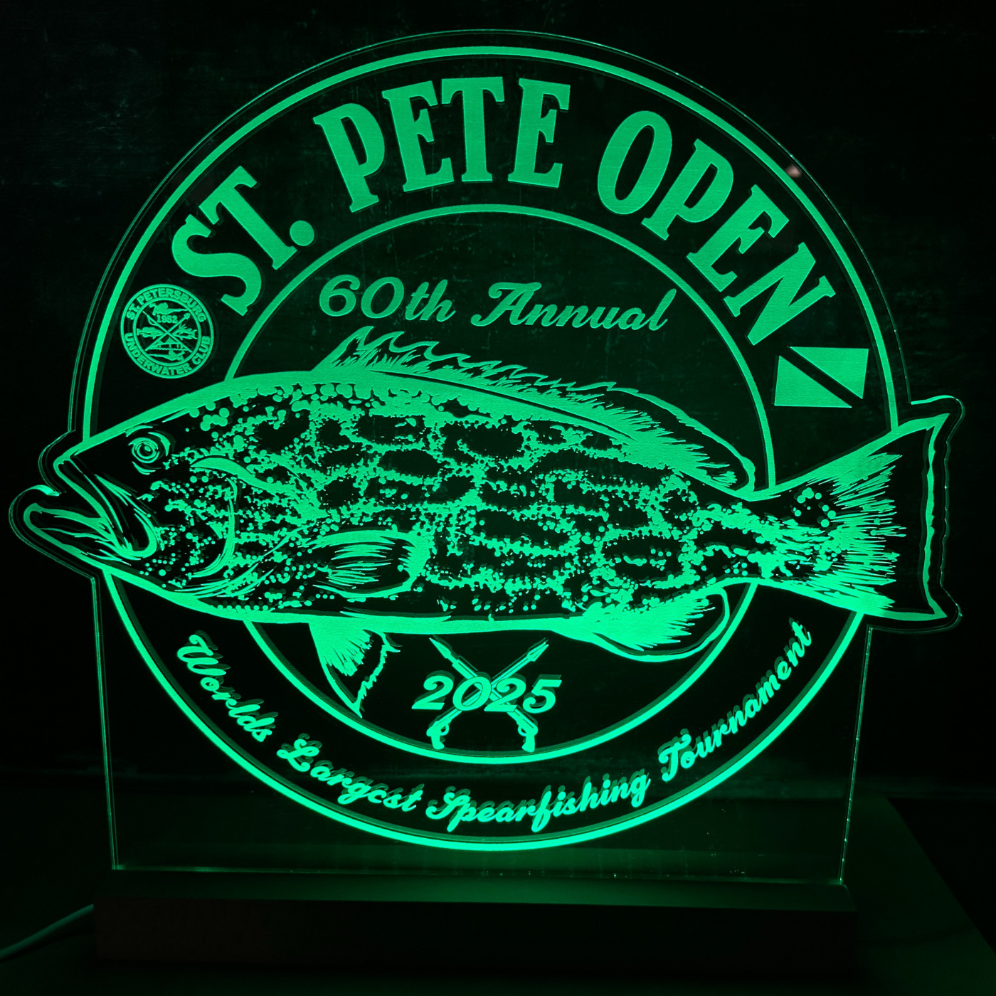 LED Fish Sign (St. Pete Open)