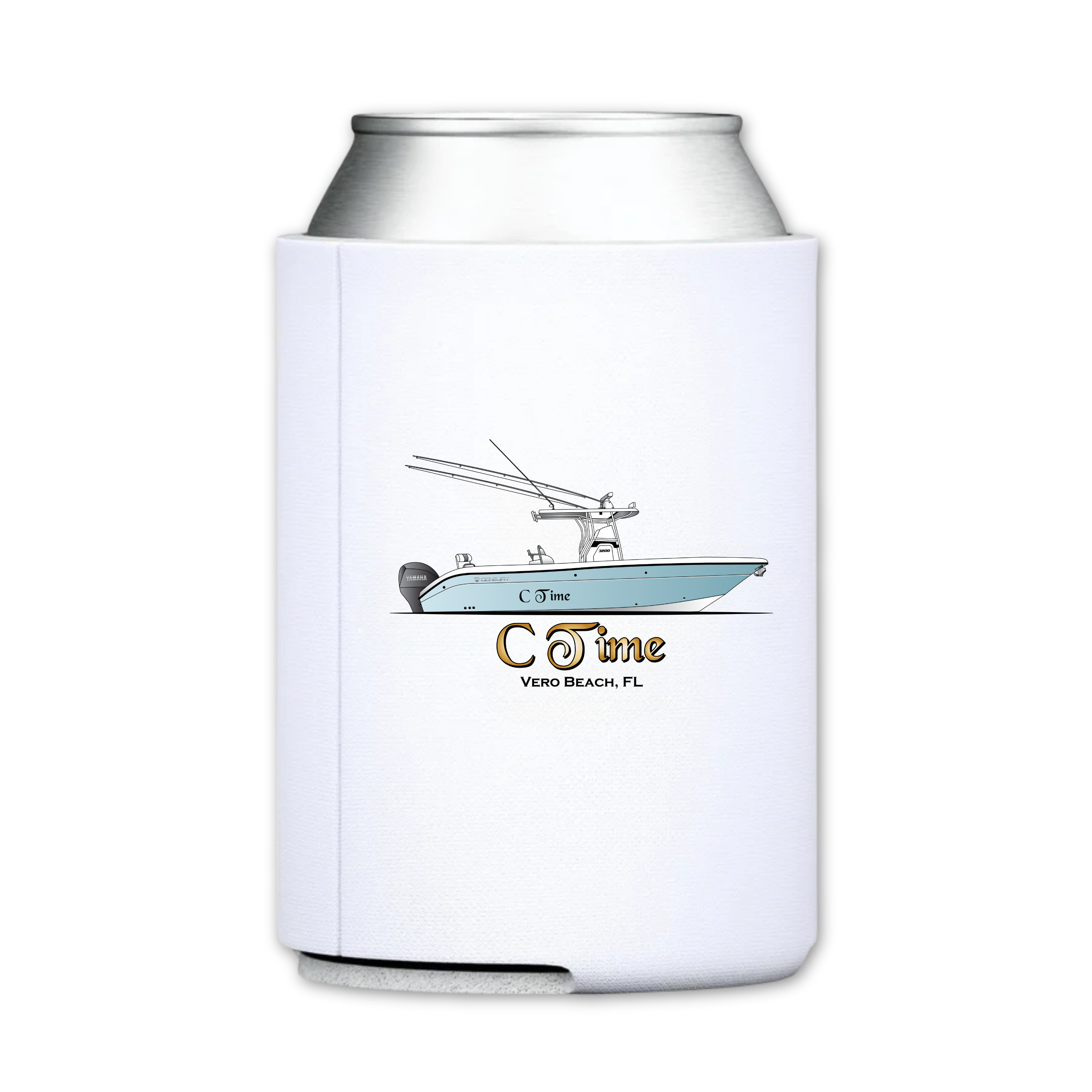 Custom Boat Koozie