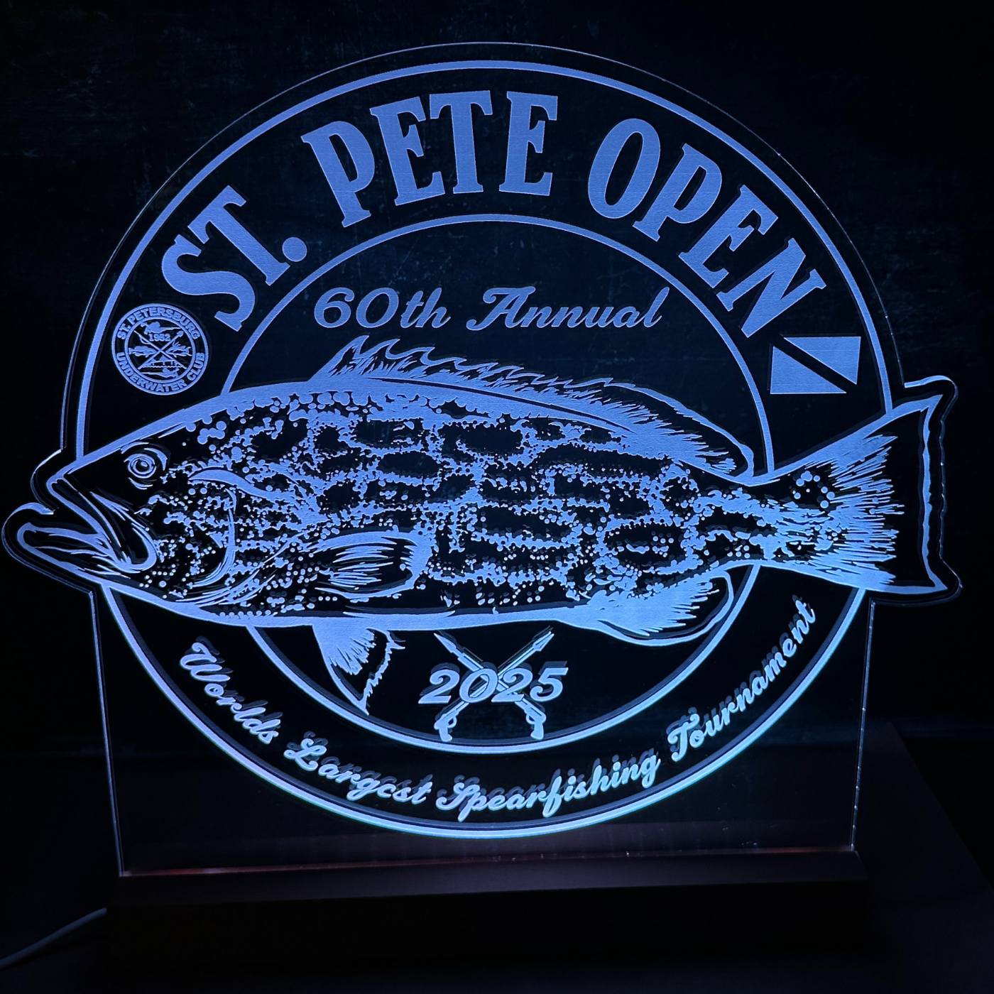 LED Fish Sign (St. Pete Open)