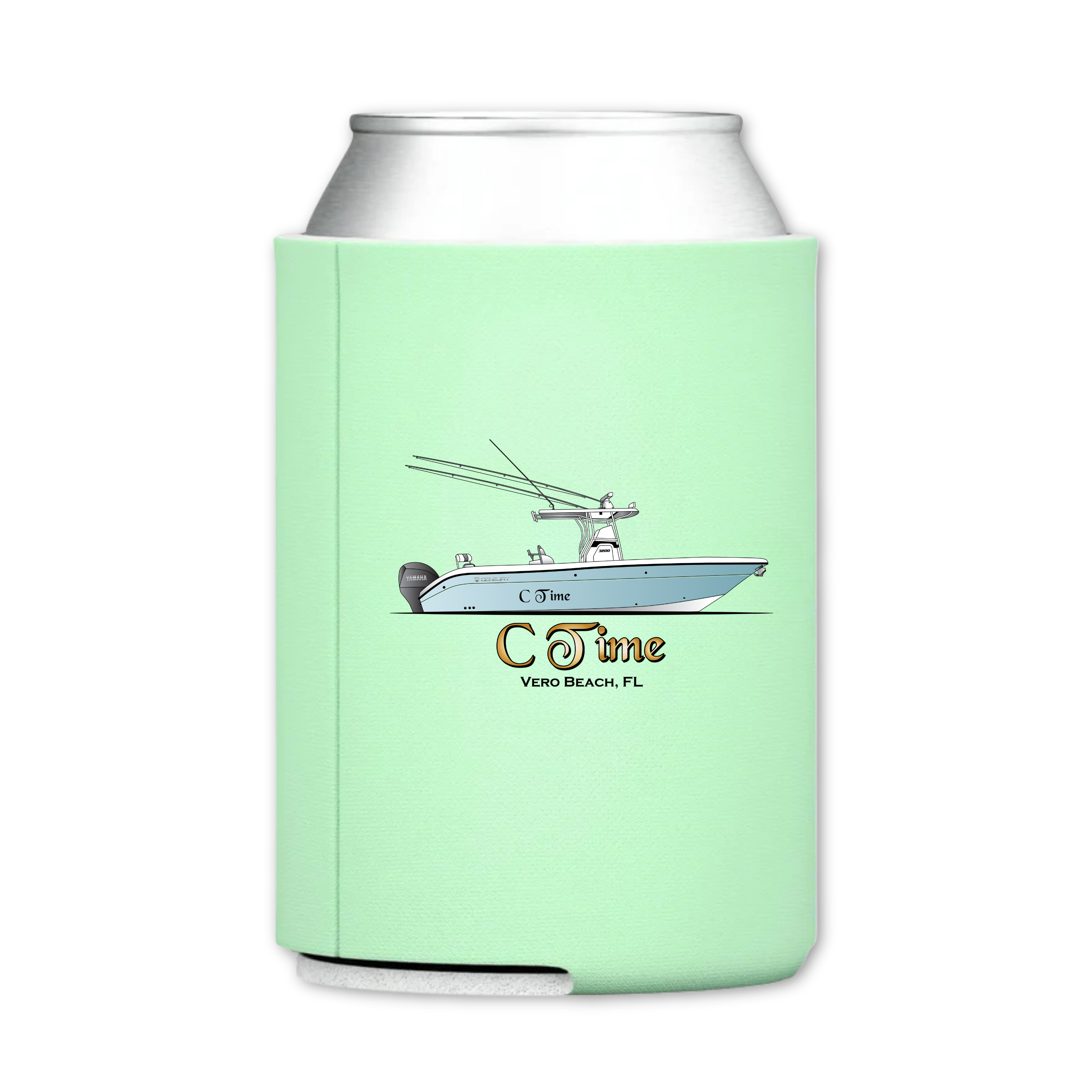 Custom Boat Koozie