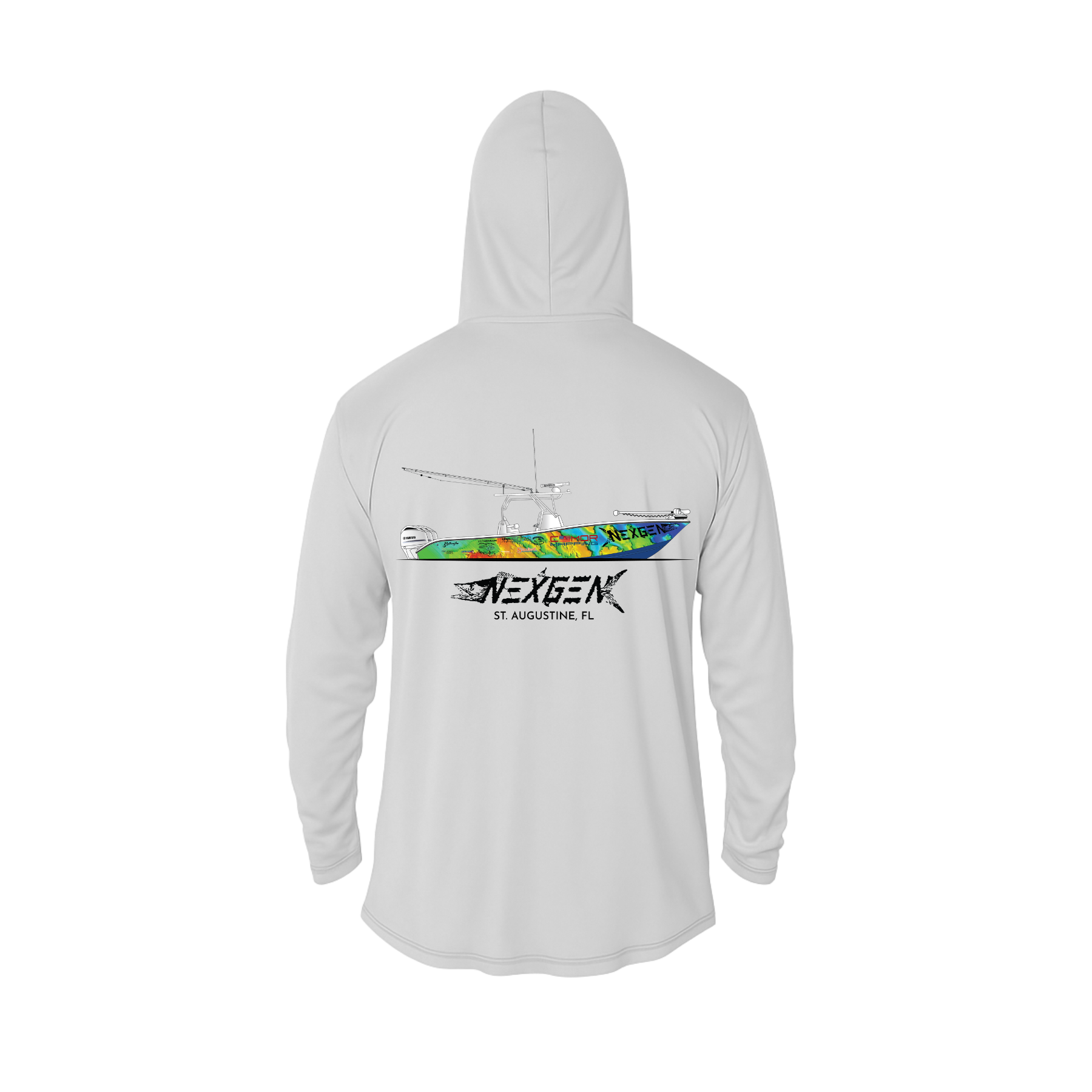 Hooded Long Sleeve Performance Custom Boat Shirts