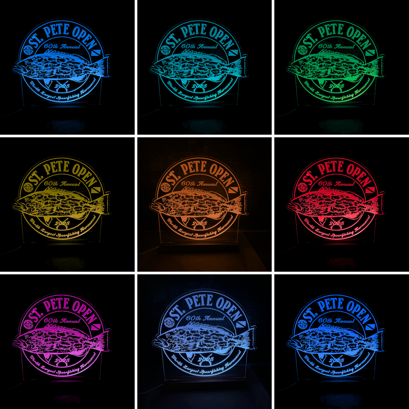 LED Fish Sign (St. Pete Open)