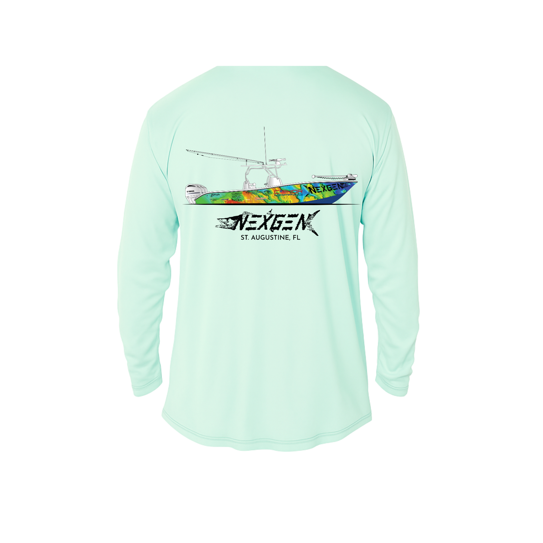 Boat Artwork + Custom Performance Shirt Bundle