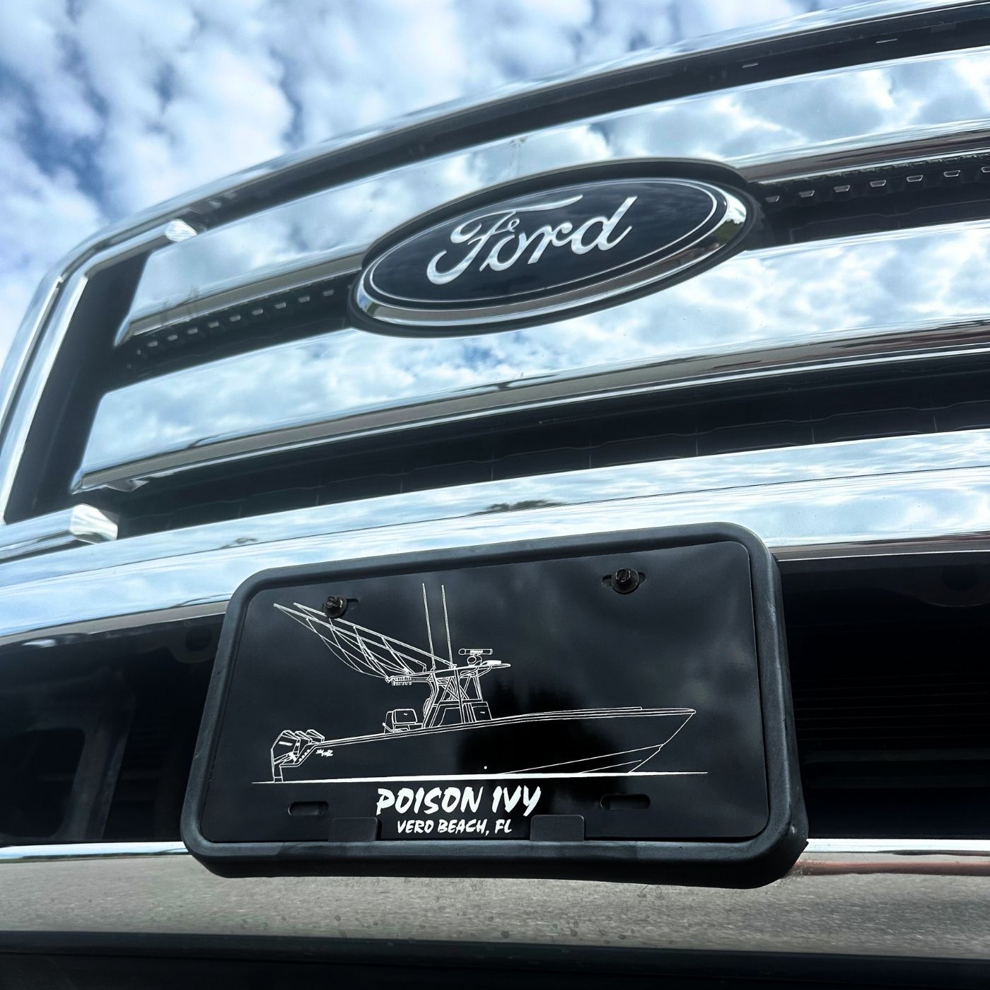 Custom Boat License Plate
