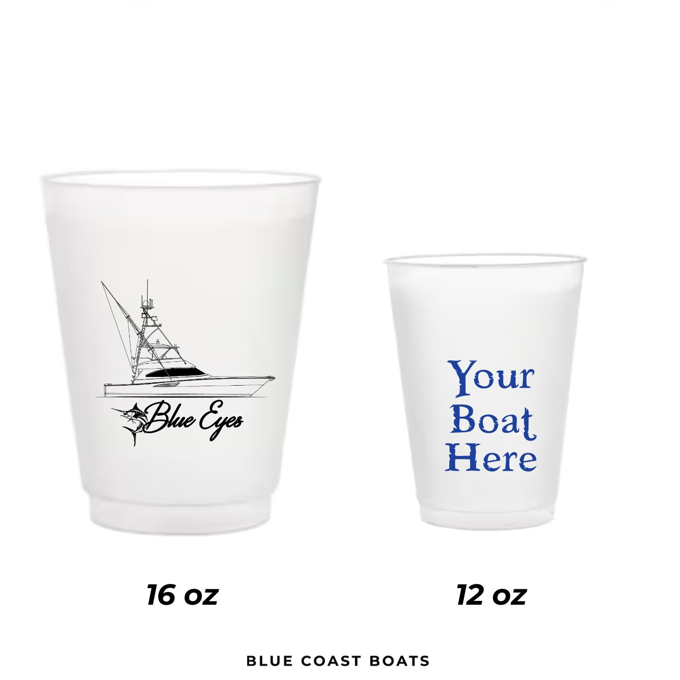 Custom Boat Frost Flex Cups
