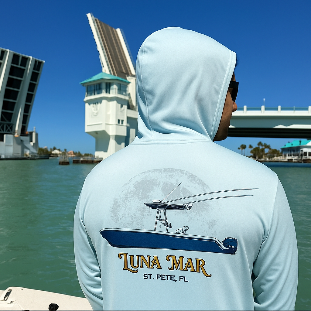 Boat Artwork + Hooded Performance Shirt Bundle